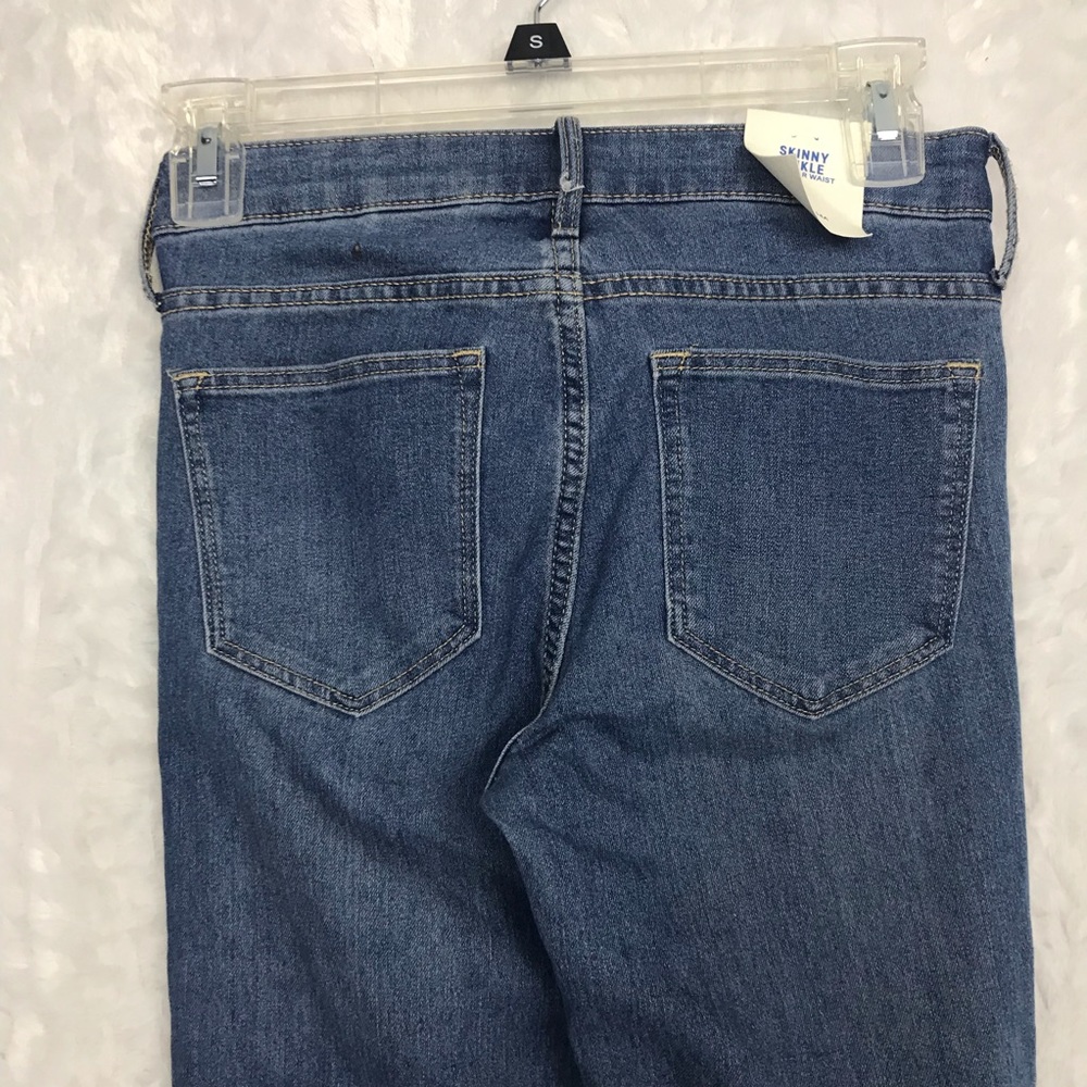 H&M NWT skinny ankle regular waist denim jeans 25 - Picture 5 of 8
